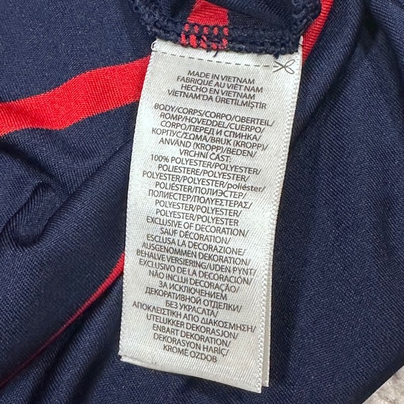 Polo Golf Ralph Lauren Men's Large Red Navy US Open Pebble Beach 2019 Polo Shirt - Picture 8 of 10